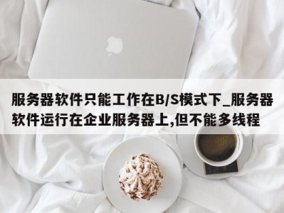 西安服务器软件只能工作在B/S模式下_服务器软件运行在企业服务器上,但不能多线程 